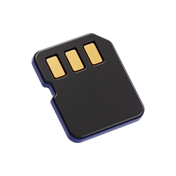 SD Memory Card Icon - Digital Storage Technology