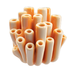 Sea Sponge Cluster 3D Icon - Marine Life Collection