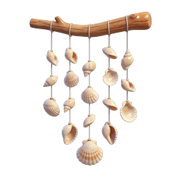 Seashell Mobile Decoration | Coastal Beach Icon