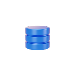 Secure Database Shield 3D Icon - Data Protection