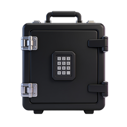 Secure Safe with Digital Keypad Lock Icon