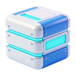 3D Server Database Storage Icon | Tech Icon