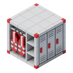 Isometric Server Rack Cube Icon | 3D Data Center