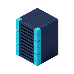Server Tower Icon | 3D Isometric Data Center Tech