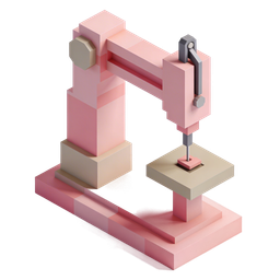 Stylish Pink Sewing Machine Icon for Creative Design