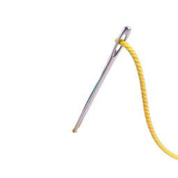 Sewing Thread Spool with Needle Icon - Craft & Tailoring