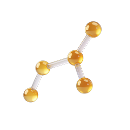 Golden Share Network Connection 3D Glass Icon