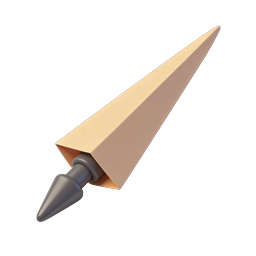 Sheathed Sword Icon - Realistic 3D Medieval Weapon