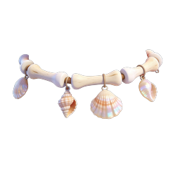 Bohemian Shell and Bone Beaded Anklet Icon