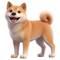 Shiba Inu Icon - Cute Dog Illustration