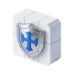 Shield Security Protection Icon | 3D Realistic Design