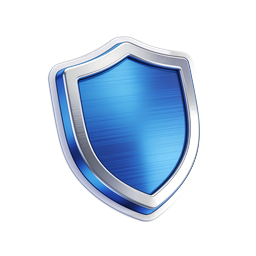 Blue Shield Security Icon | Premium Protection Symbol