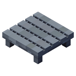 Shipping Pallet Icon - Isometric 3D Logistics Design