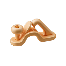3D Sandal Flip-Flop Icon | Footwear Design Asset