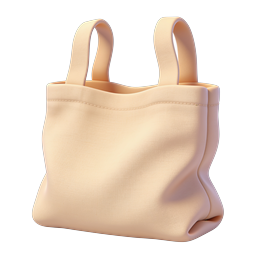 Einkaufstasche Icon - Realistisches 3D-gerendertes Tote-Bag