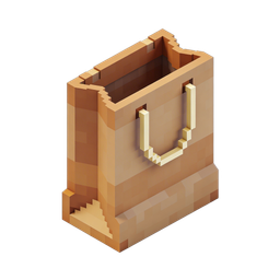 Stylish Shopping Bag Icon for E-Commerce/ Retail Use