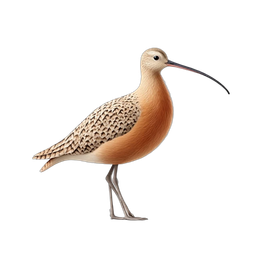 Curlew Bird Icon - Stunning Wildlife Illustration