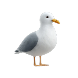 魅力的なカモメアイコン - 自然プロジェクト向け