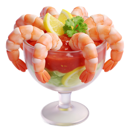 Delicious Shrimp Cocktail Icon for Culinary Projects