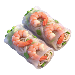 Fresh Shrimp Spring Rolls - Vietnamese Food Icon