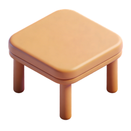 Simple Stool Icon for Modern Home Decor