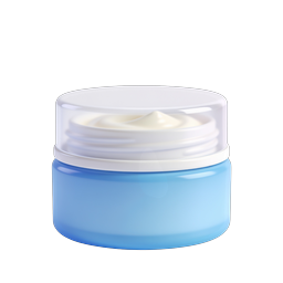 Premium Skincare Cream Jar 3D Icon | Beauty Product
