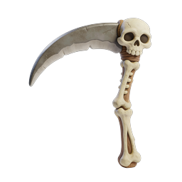 Skull Scythe Icon | 3D Rendered Grim Reaper Weapon