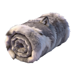 Sleeping Furry Animal Curled Up 3D Icon
