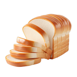 Sliced Bread Loaf Icon - Fresh Bakery Food Illustration