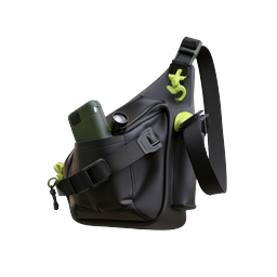 Sling Bag Crossbody Icon - 3D Rendered Travel Accessory