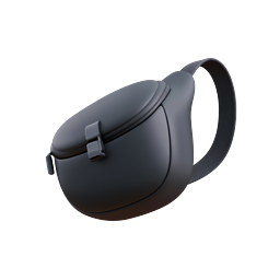 ไอคอน 3D กระเป๋าสะพายข้างทันสมัย | ดีไซน์ Crossbody แบบมินิมอล