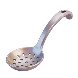 Stylish Slotted Spoon Icon for Culinary Use