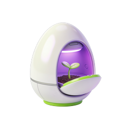 Smart Egg Planter Icon - Modern Indoor Garden Design