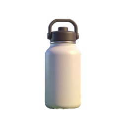 Stylish Water Bottle Icon for Health & Fitness