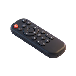 Sleek Remote Control Icon for Technology Applications