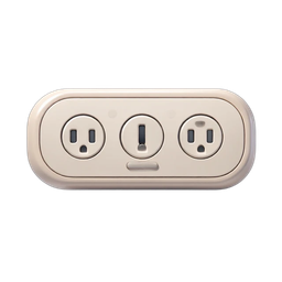 Stylish Power Outlet Icon for Digital Use