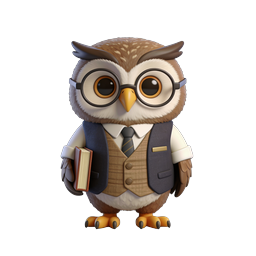 Smart Owl Icon for Educational Designs