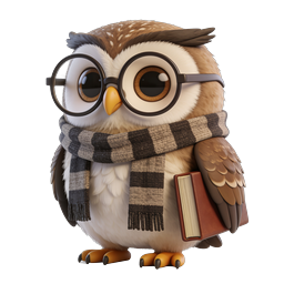 Smart Owl Icon for Education and Learning