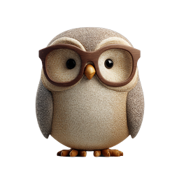 Smart Owl Icon for Education and Creativity