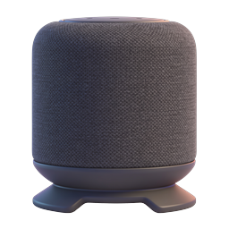 Icona 3D Smart Speaker - Design tecnologico moderno