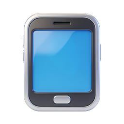 Modern Smartphone Icon - Realistic Mobile Device