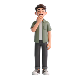 Smiling Person Icon - Friendly Character Design