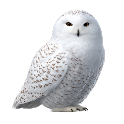 Snowy Owl Realistic Icon - Arctic Wildlife Bird