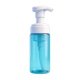 Soap Pump Dispenser Icon - 3D Realistic Hygiene Design