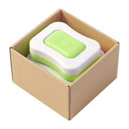 Soap Sponge in Cardboard Box Packaging Icon