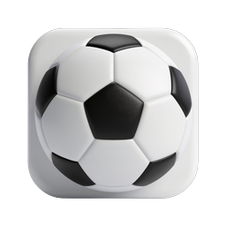 Soccer Ball Icon - 3D Realistic Football App Icon
