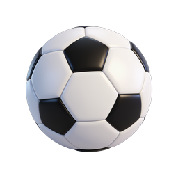 Soccer Ball Icon - 3D Football PNG Icon