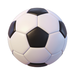 Soccer Ball Icon | Classic Football 3D Render
