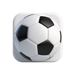 Realistic Soccer Ball Icon - 3D Football Sports Icon