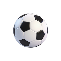 Soccer Ball Icon - Classic Black White Football